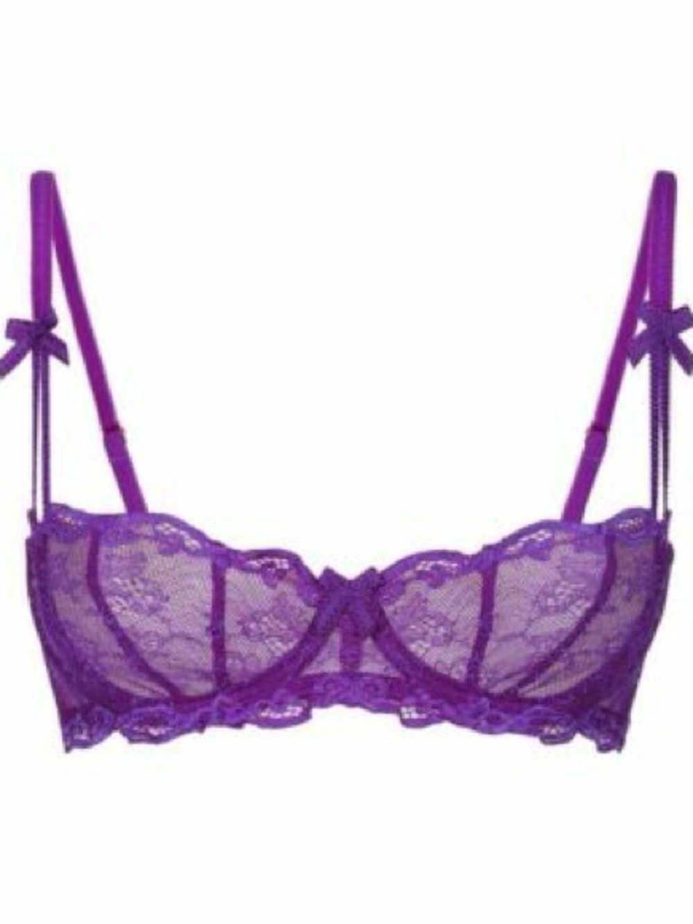 NWT Agent Provocateur Love 1 Demi Bra Violet Size 32DD
